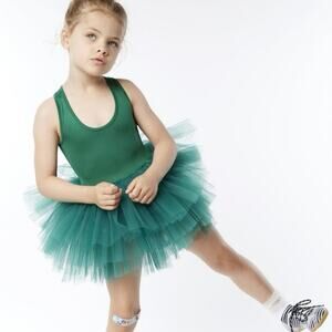 NWT adorable Plum NYC Emerald Green Tutu Dress Sz4Y Chritmas picture tutu dress